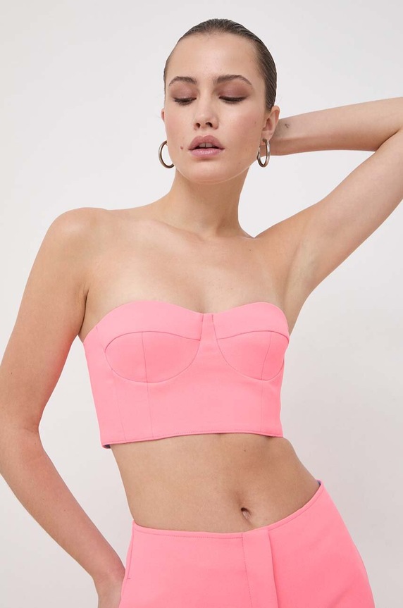 MAX&Co. top x Anna Dello Russo casual różowy C1640223