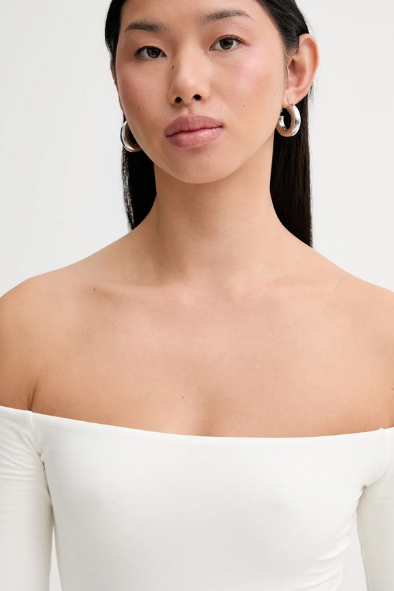 Saint Body body OFF SHOULDR BODYSUIT SB.318 alb