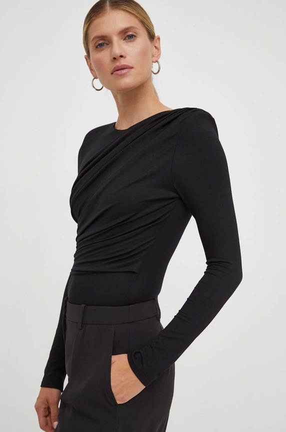 Undress Code body z elastanem czarny 574