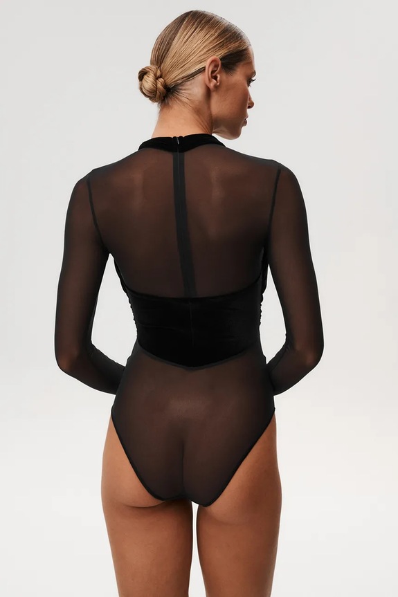 Undress Code body 540 Flawless Bodysuit Black Classic 540 negru AA00
