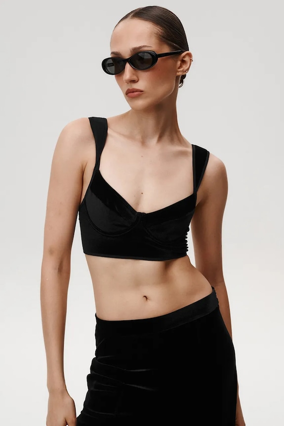 Undress Code top 464 Strong Attitude Top Black pozostałe czarny 464