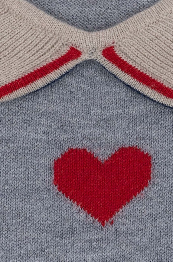 Konges Sløjd bluzka dziecięca KS6042 szary