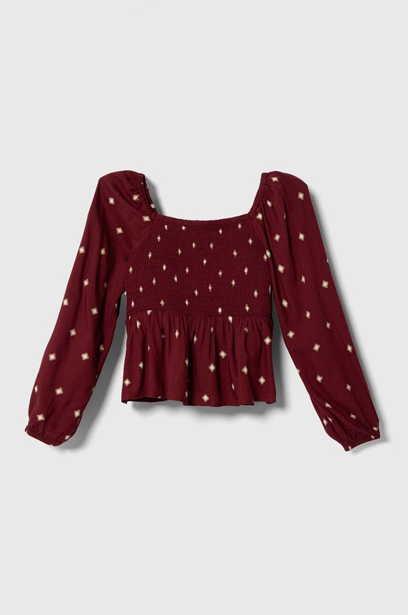 Pepe Jeans bluzka dziecięca casual bordowy PG301667