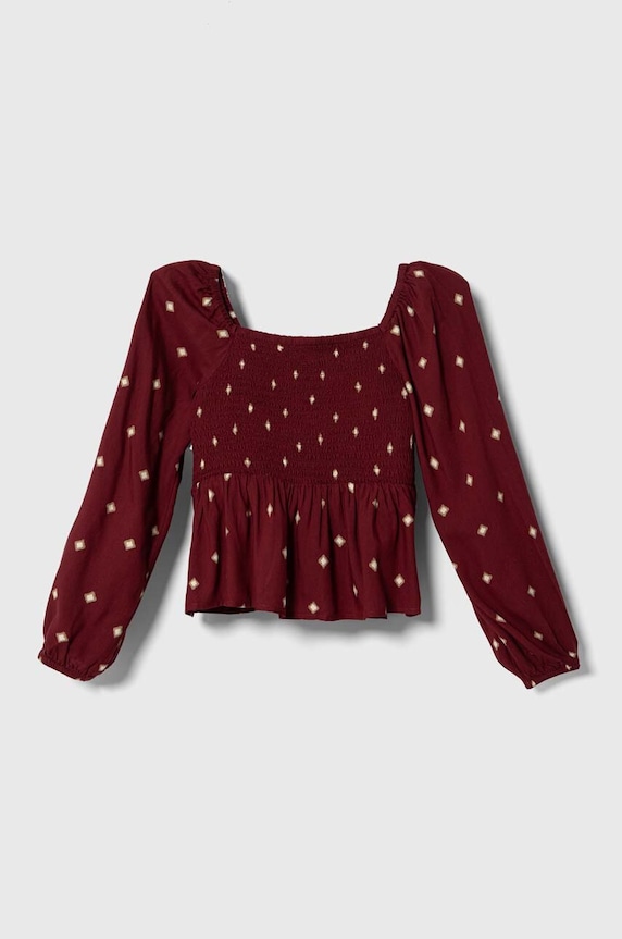 Pepe Jeans bluzka dziecięca casual bordowy PG301667