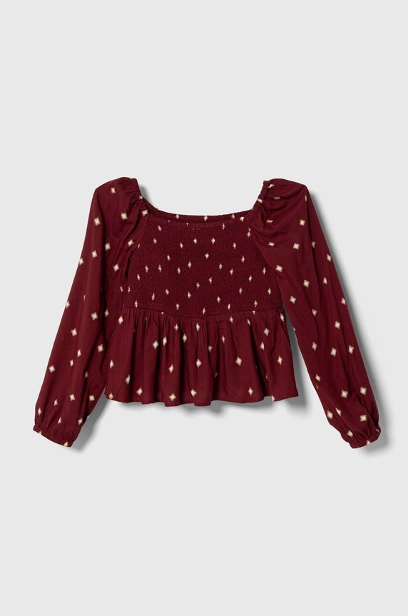 Pepe Jeans bluzka dziecięca PG301667 bordowy AW23