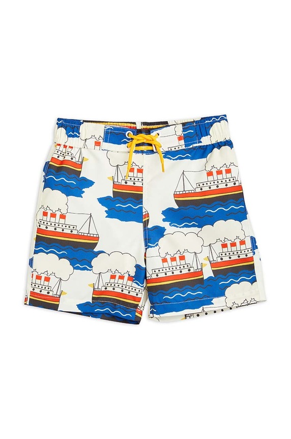 Mini Rodini szorty kąpielowe dziecięce Planet friendly multicolor 2368010900