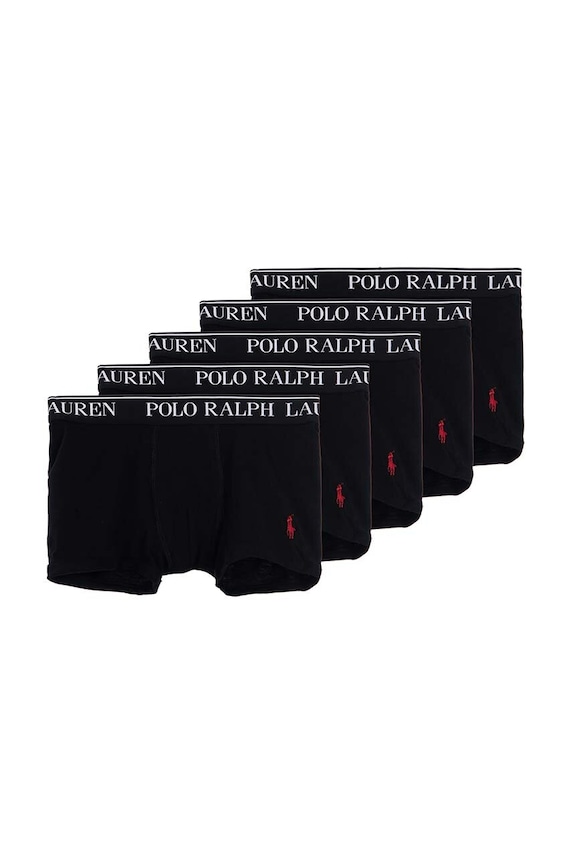 Polo Ralph Lauren bokserki dziecięce 5-pack bokserki dopasowane czarny 9P5014