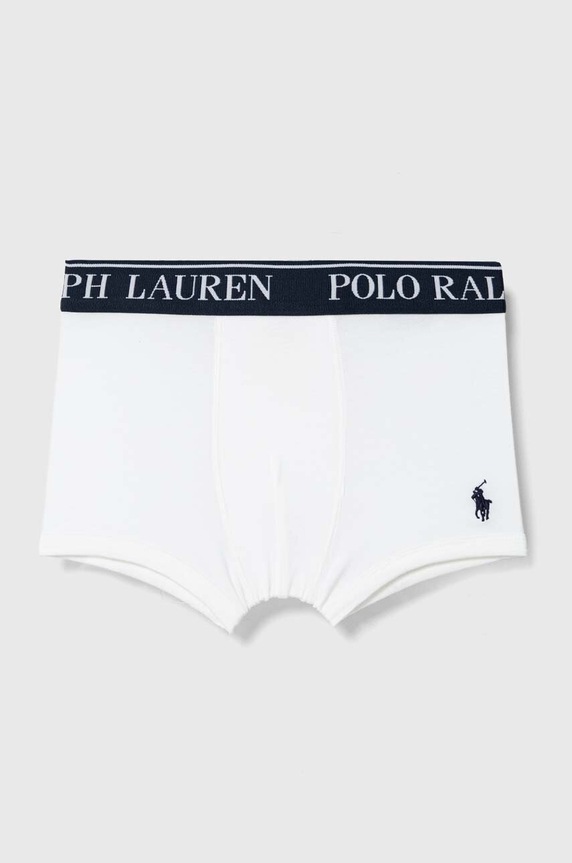 Polo Ralph Lauren bokserki dopasowane dziecięce bawełniane z elastanem 3-pack 9P5015 biały AA00