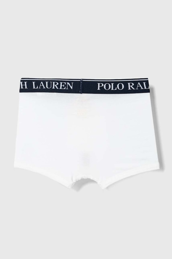 Chłopiec Polo Ralph Lauren bokserki dopasowane dziecięce bawełniane z elastanem 3-pack 9P5015 biały