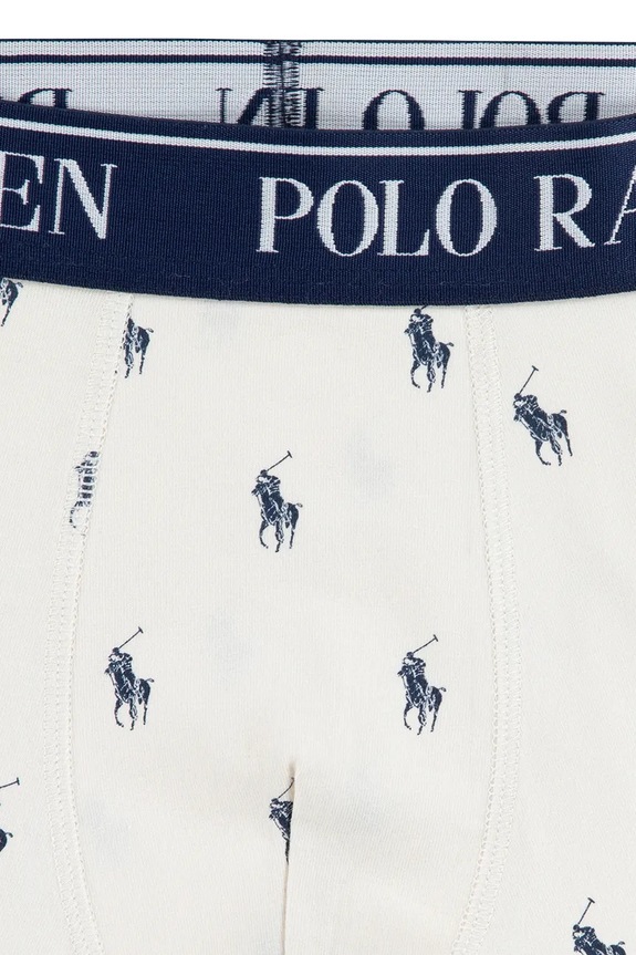 Băieți Polo Ralph Lauren boxeri mulați copii din bumbac cu elastan pachet de 3 9P5015 albastru