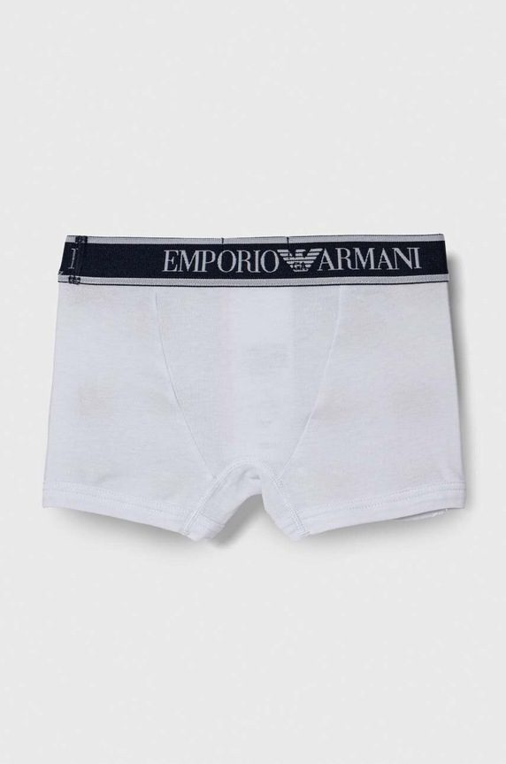 Детски боксерки Emporio Armani (2 броя) бял 406501.3F650
