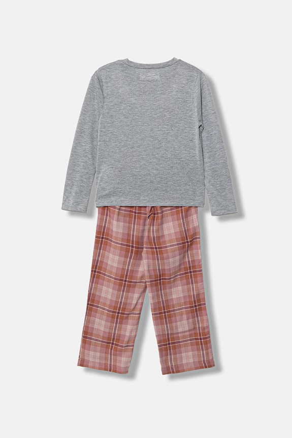 Abercrombie & Fitch pijama copii KI246.3000 roz AW23