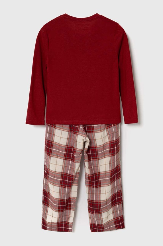 Abercrombie & Fitch piżama dziecięca KI246.3000 czerwony AW23