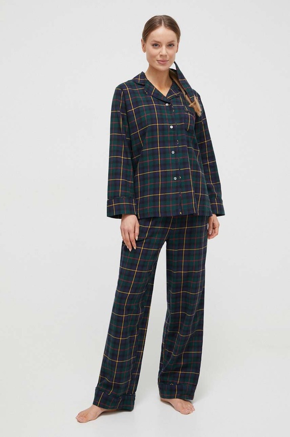 Polo Ralph Lauren piżama bawełniana wzorzyste multicolor 4P8043