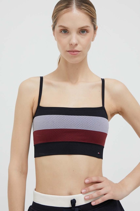 Tommy Hilfiger sportmelltartó melltartó merevítő nélkül fekete S10S101706