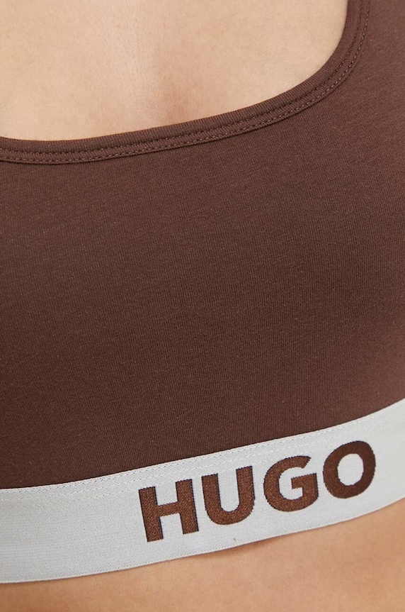 Ρούχα Σουτιέν HUGO 50480172 καφέ