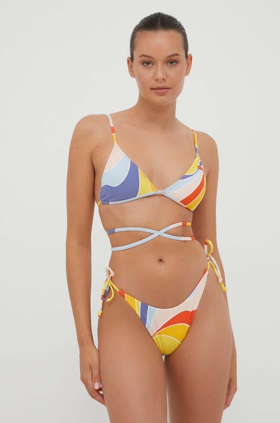 Горнище на бански Roxy горнище жълт ERJX305097