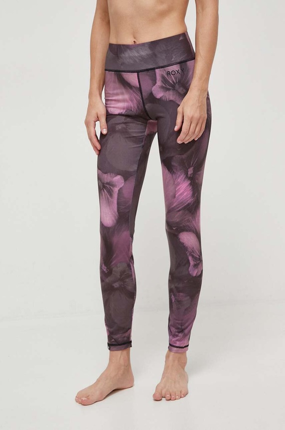 Roxy legginsy funkcyjne Daybreak Planet friendly różowy ERJLW03040