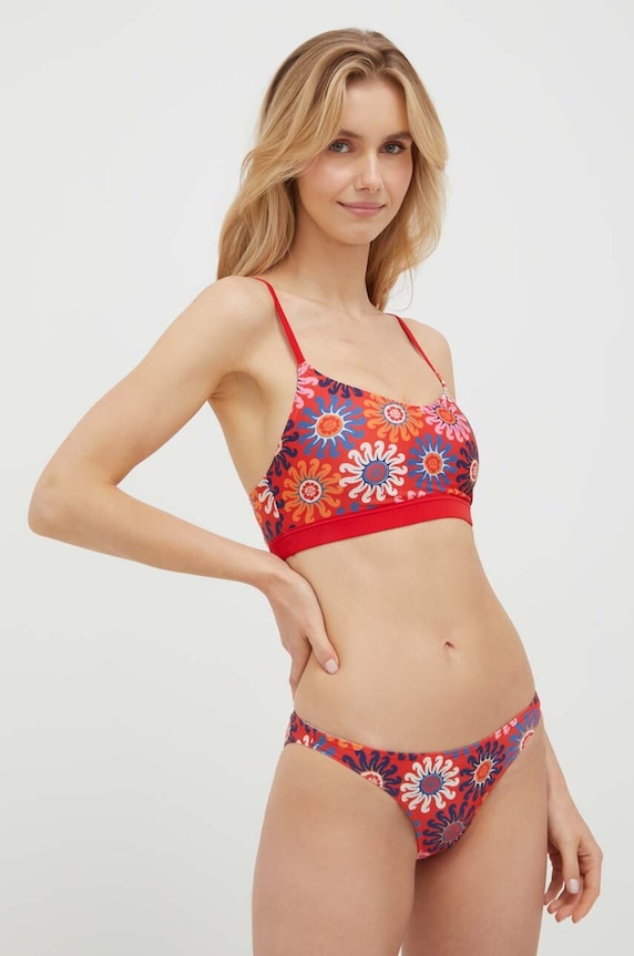 adidas Performance costum de baie din două piese Farm moale rosu IA3334