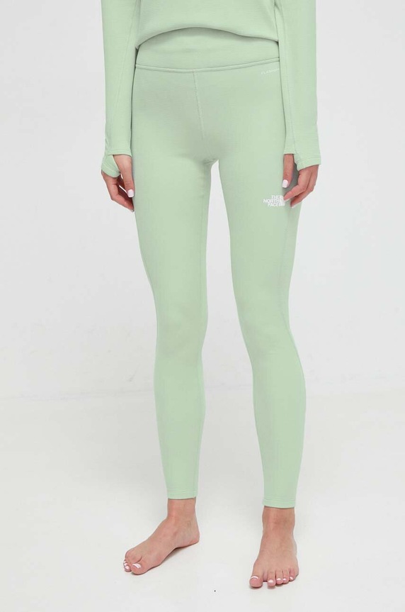 The North Face legginsy funkcyjne Dragline sporty zimowe zielony NF0A7ZLNI0G1