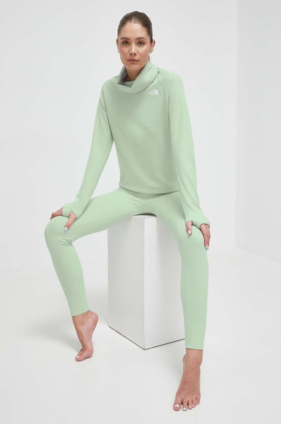 The North Face legginsy funkcyjne Dragline NF0A7ZLNI0G1 zielony AW23