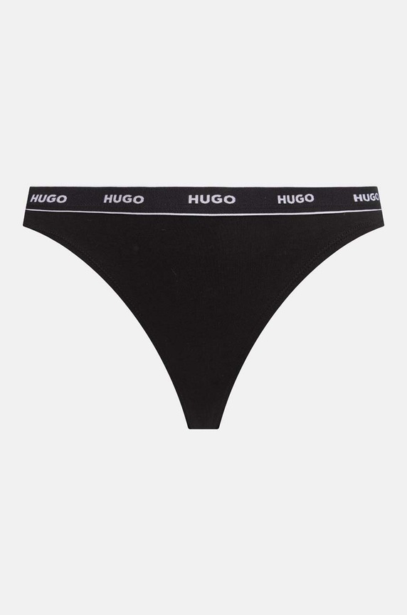 Odzież HUGO stringi 3-pack 50495870 czarny