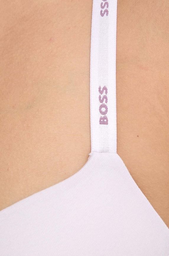 Oblečení BOSS podprsenka s viskózou UNDERWIRE BRA CI 50502738 fialová