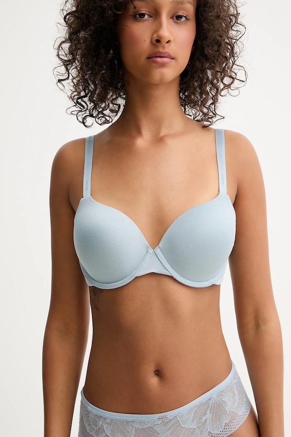BOSS sutien cu vâscoză UNDERWIRE BRA CI albastru 50502738