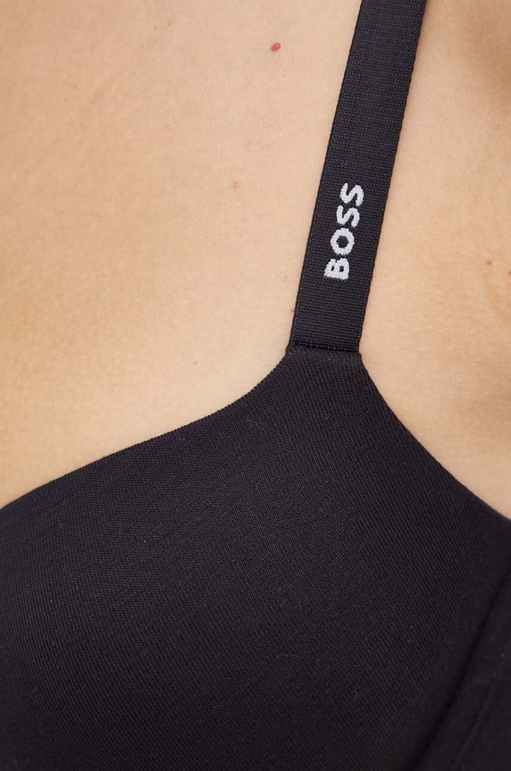 BOSS podprsenka s viskózou UNDERWIRE BRA CI čierna 50502738