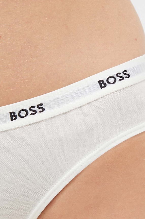 Oblečení BOSS kalhotky dámské s viskózou BRIEF CI 50502753 béžová