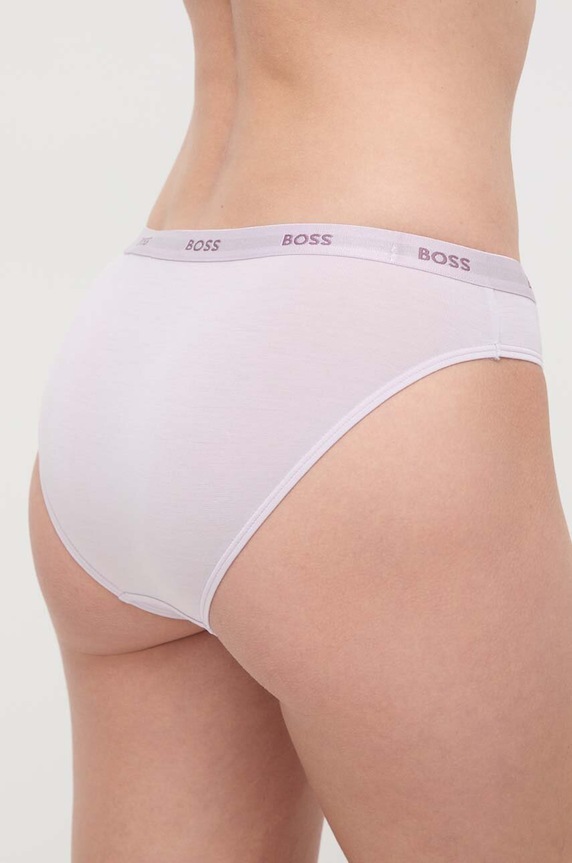 BOSS Bugyi női viszkózzal BRIEF CI 50502753 lila AA00