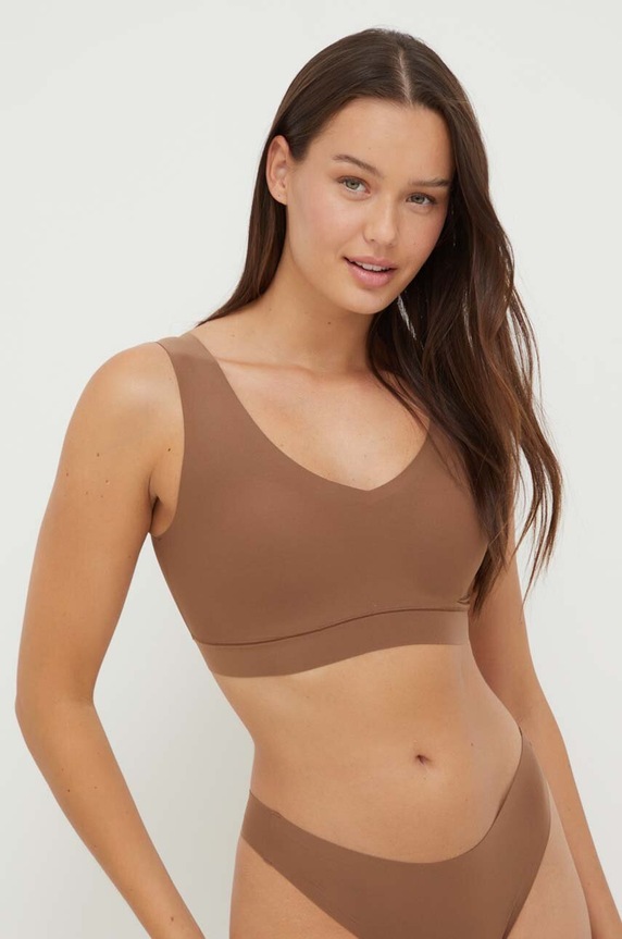 Chantelle melltartó melltartó merevítő nélkül barna C16A10.02E