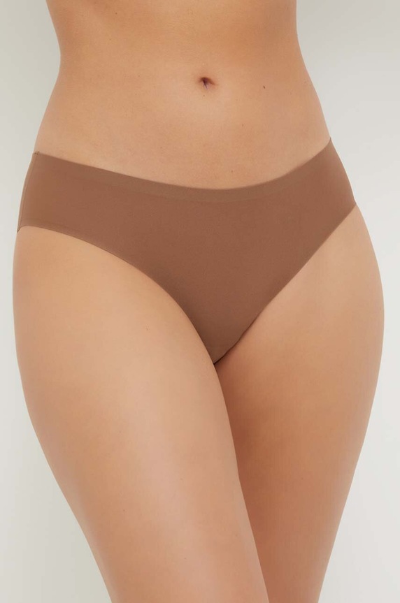 Σλιπ Chantelle πλεκτό ύφασμα καφέ C26430.02E