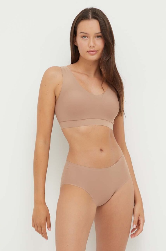 Odzież Chantelle figi Soft Stretch C26440.02T brązowy