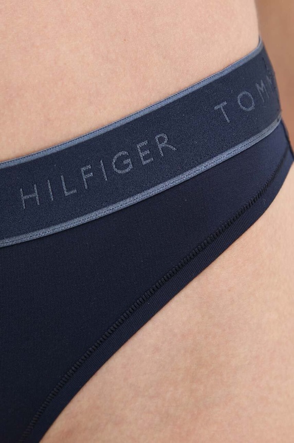 Odzież Tommy Hilfiger stringi UW0UW04812 granatowy
