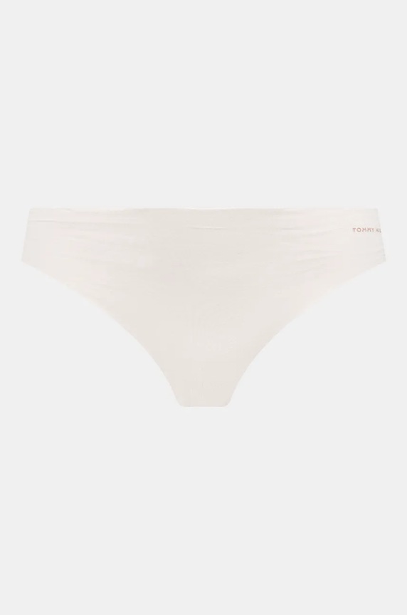 Odzież Tommy Hilfiger figi damskie bawełniane z elastanem 3-pack UW0UW03871 beżowy