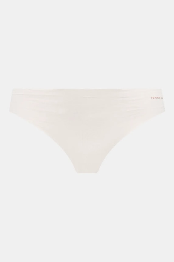 Odzież Tommy Hilfiger figi damskie bawełniane z elastanem 3-pack UW0UW03871 beżowy