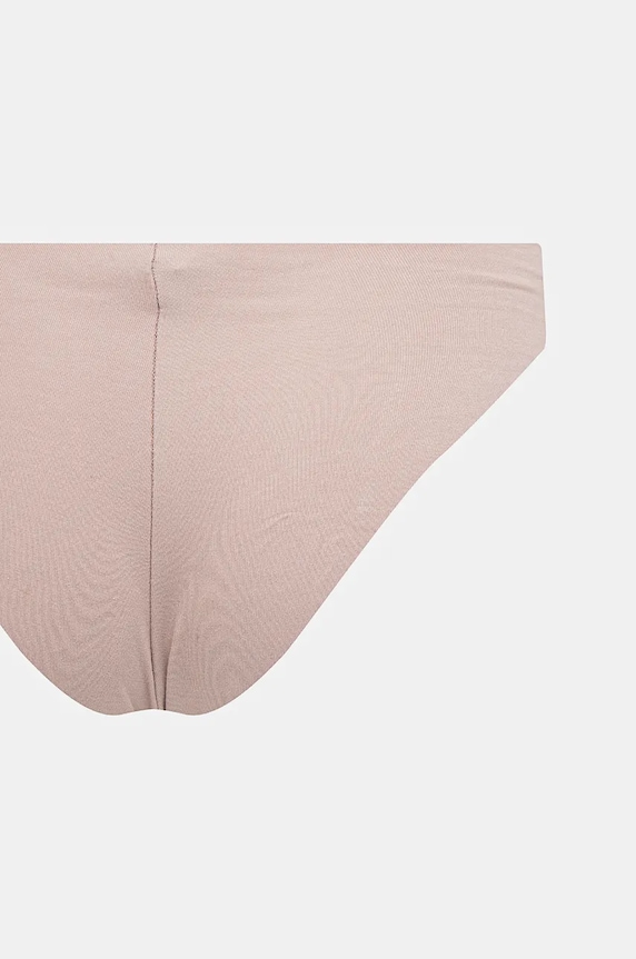 Tommy Hilfiger figi damskie bawełniane z elastanem 3-pack UW0UW03871 beżowy