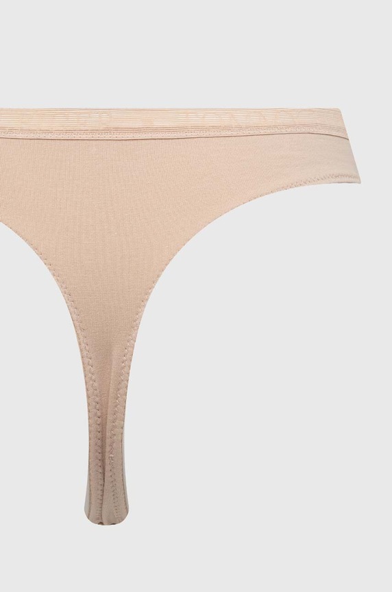 Tangá Tommy Hilfiger 3-pak UW0UW04890 béžová
