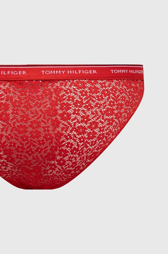 Tommy Hilfiger figi 3-pack UW0UW04897 czerwony