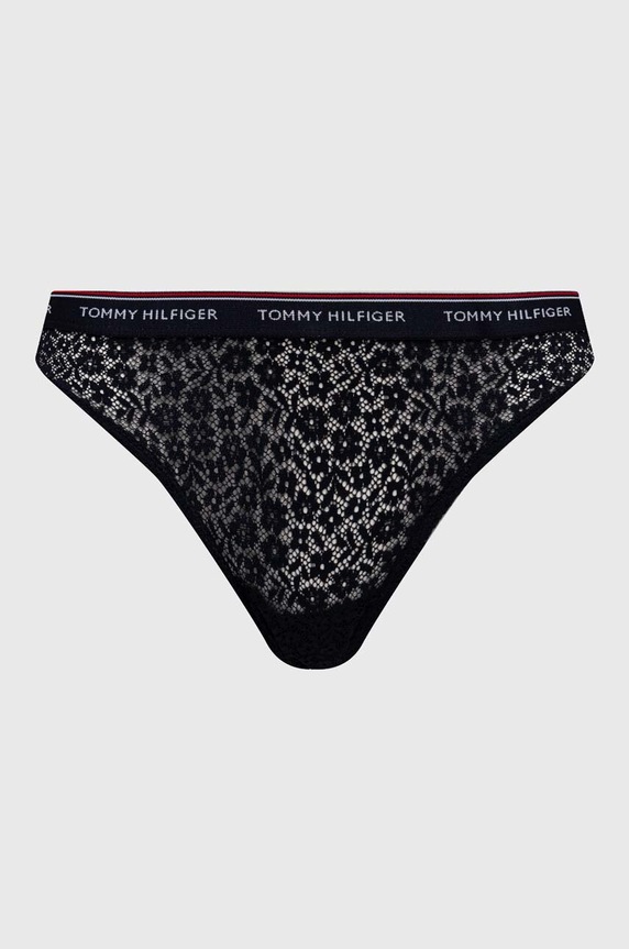 Nohavičky Tommy Hilfiger 3-pak UW0UW04897 červená AA00