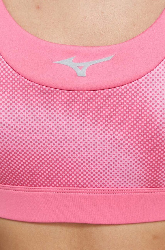 Mizuno biustonosz sportowy Alpha Graphic J2GAA700 różowy