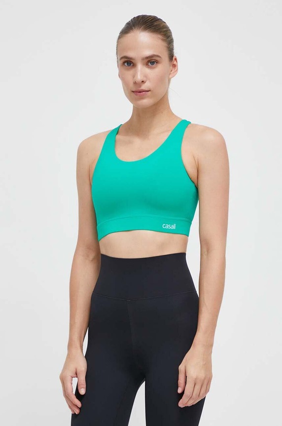 Casall sutien sport Crossback moale verde 20990