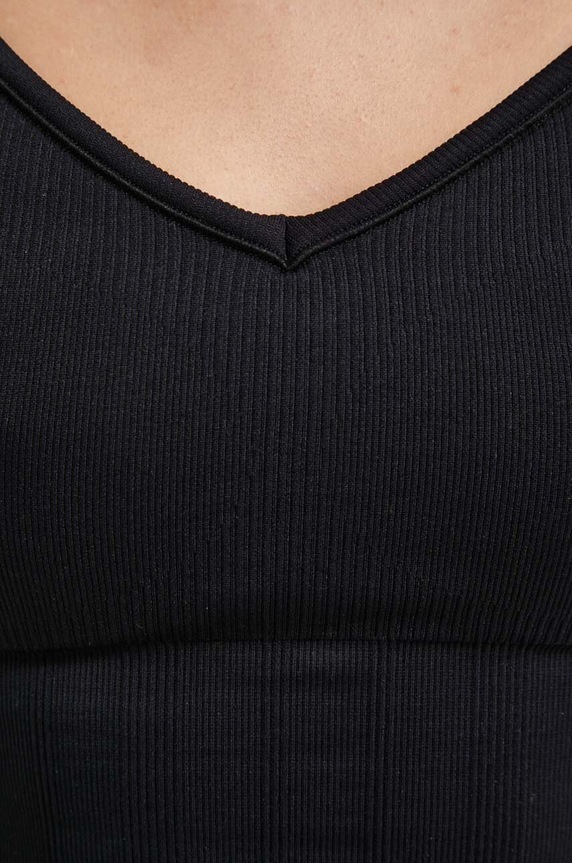 Grudnjak za jogu Casall Seamless Rib 23180 crna