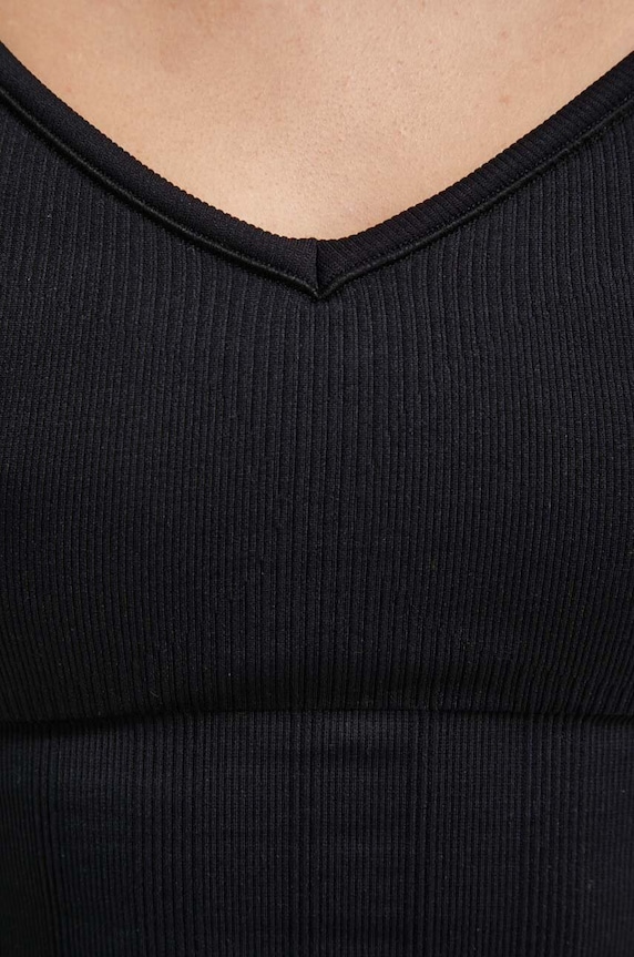 Grudnjak za jogu Casall Seamless Rib 23180 crna
