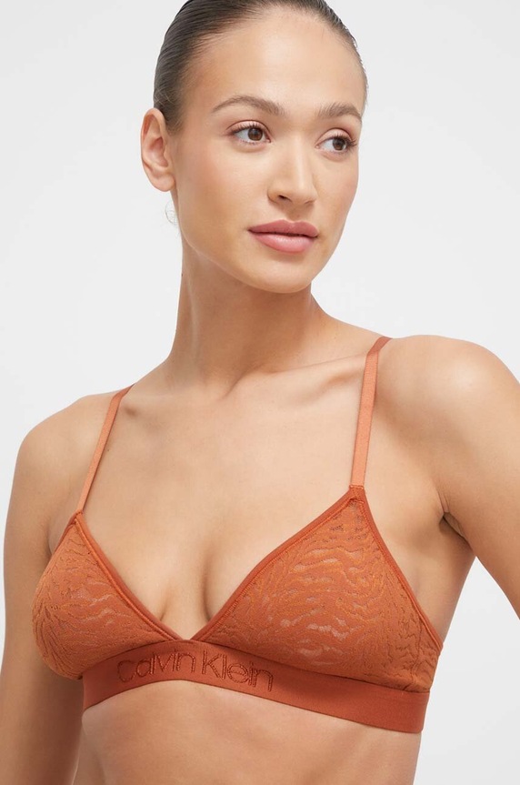 Σουτιέν Calvin Klein Underwear πορτοκαλί 000QF7491E