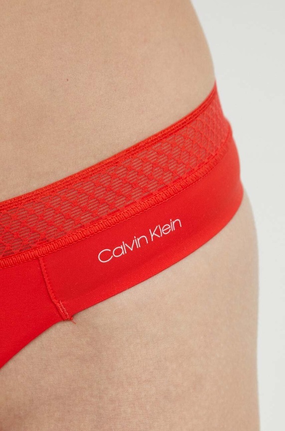 Brazílske nohavičky Calvin Klein Underwear červená 000QF6307E