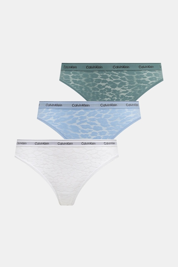 Calvin Klein Underwear chiloți 3-pack figi albastru 000QD5069E