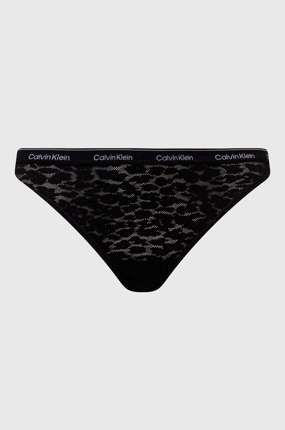 Nohavičky Calvin Klein Underwear 3-pak 000QD5069E čierna NC00