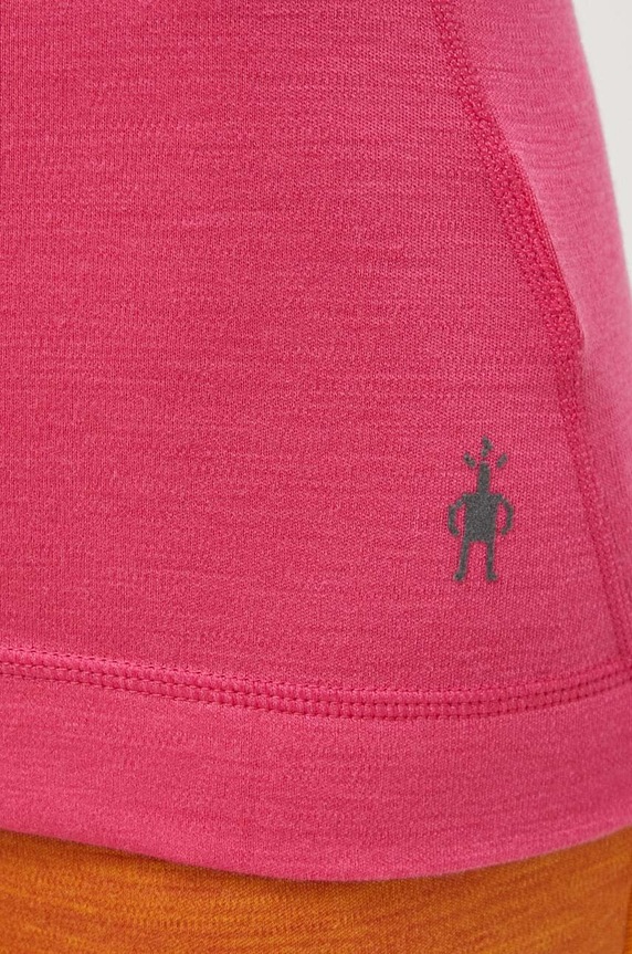 Smartwool longsleeve funkcyjny Classic Thermal Merino SW016374 różowy